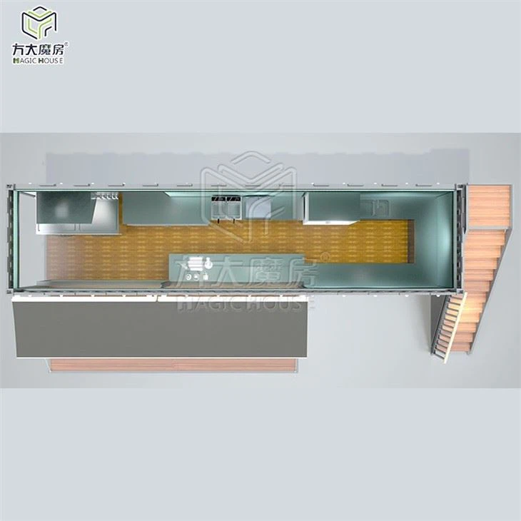 Double-decker Block Container Cafe