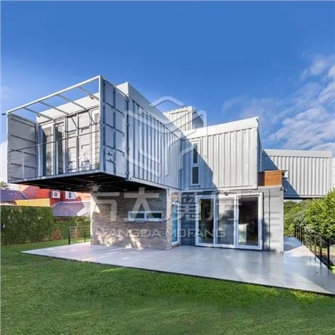 מיכל צבוע לבן עיצוב רצפת בית