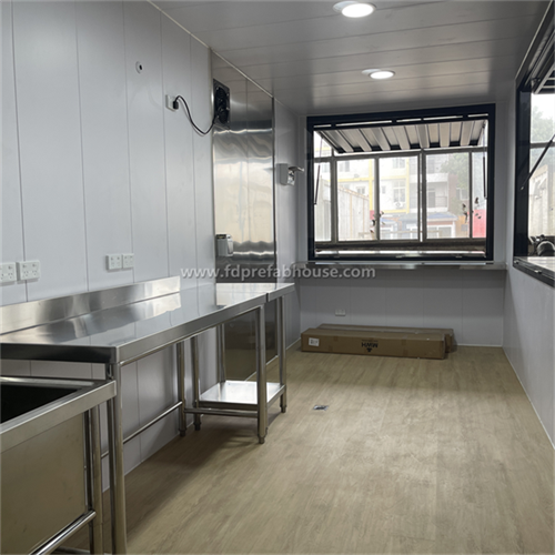 French Container Cafe Design