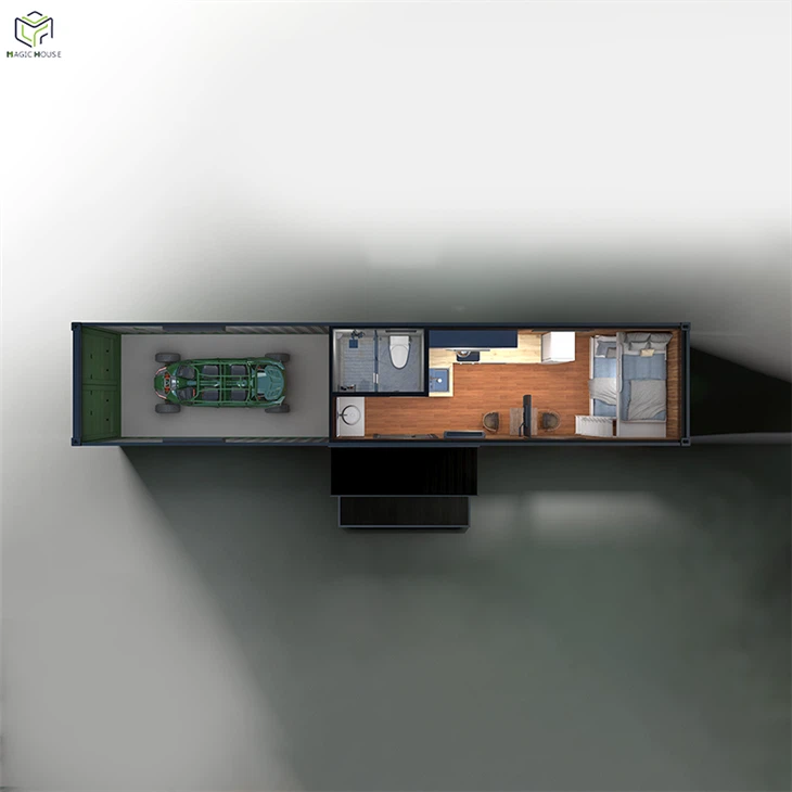 Stacked Two Story Shipping Container Home